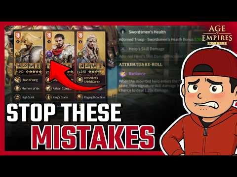 Fixing a BROKEN Build! Miyamoto / Scipio / Lagertha Gear Mistakes Explained | Age of Empires Mobile