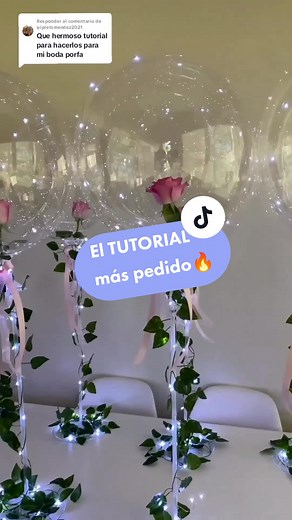 Tutorial para Crear Globos Burbuja con Rosa