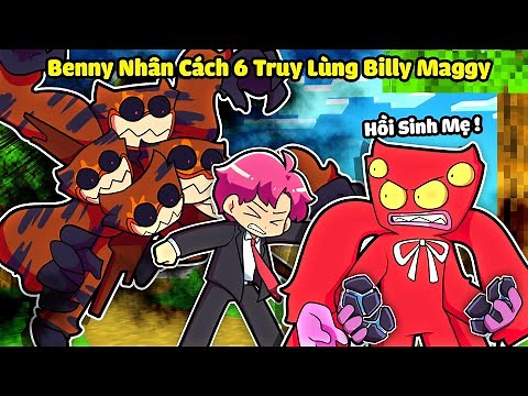 HIHA BẢO VỆ BILLY MAGGY TRƯỚC DANNY BENNY NHÂN CÁCH 6 TRONG MINECRAFT*HIHA ĐẠI CHIẾN HUGGY LẦN 2 😭😱