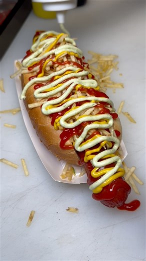 12 inch Loaded Hot Dog! 🌭 | Foody Fetish