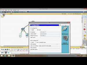 Cisco Packet Tracer Basic Networking using 1 router