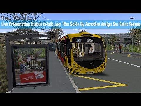 Omsi 2 Live présentation irisbus créalis néo 18m 4P Soléa