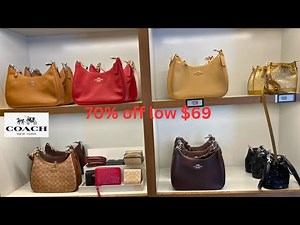 COACH OUTLET SALE HANDBAGS 2024 | SHOP WITH ME