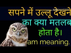 सपने में उल्लू को देखने का मतलब क्या होता है||sapne mein ullu ko dekhna kaisa hai