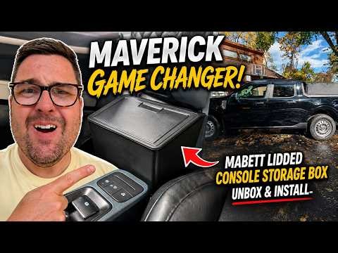 Ford Maverick Owners NEED This! Mabett Console Organizer Install & Review