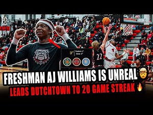 Freshman AJ Williams is the REAL DEAL 😱🔥 Is he the best 2028 in the country?!