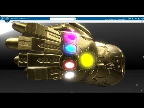 Recreating Marvel’s Infinity Gauntlet in CATIA 3DEXPERIENCE