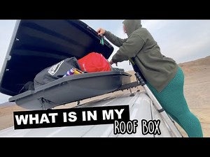 What Is In My Roof Box? | Van Life In A Tiny Van Explained