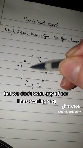 and it works for any magic system #dnd #dndtiktok #5e #homebrew #theoryofmagic #spellwritingguide