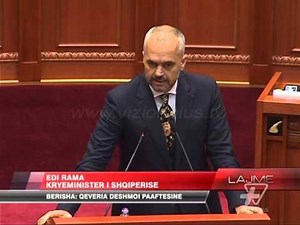 Rama: Çarmatosje popullsisë. Berisha: Qeveria, e paaftë  - News, Lajme - Vizion Plus