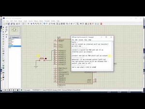 Setting the Internal pull up resistor- Atmega16