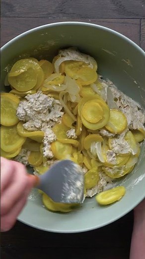 Squash Casserole with Stuffing