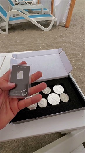 What intentional stacking looks like up close #shorts #preciousmetals #gold #silver