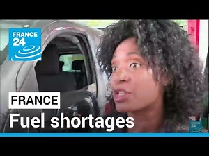 Refineries strike and rebate lead to fuel shortages in French stations • FRANCE 24 English