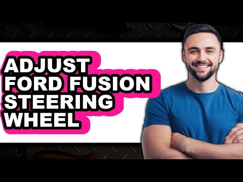 How to Adjust Ford Fusion Steering Wheel (Only Way)