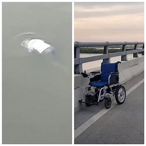 Disable Man Drown After Jumping Off A Bridge