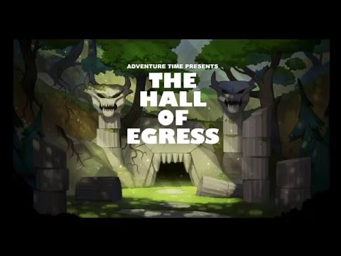 Adventure Time Title Card Painting Process - Hall of Egress