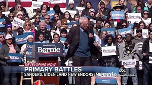 20K views · 118 reactions | PRIMARY BATTLES: Bernie Sanders and Joe Biden continue to pick up key endorsements ahead of Tuesday’s primaries, with Senator Kamala Harris now joining the list of former candidates now backing Biden. Rachel Scott reports. https://abcn.ws/2IzaAdS | ABC World News Tonight with David Muir | Facebook