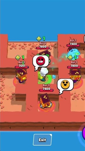 Brawl Stars bot battles 🤖🔥 Who wins? #brawlstars #gaming #bots #battle #fyp