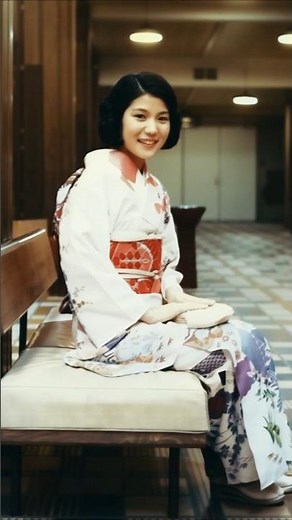 1966年の秋田美人をAIでカラー&動画化2
