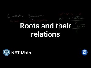NUST NET Math | 5.3 Quadratic Equations | Qallam