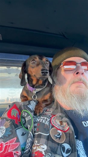 Just an evening ride down one of the many dirt roads in Minnesota. And the excitement little dog gets riding on them . | Robert 'Doc' Watson