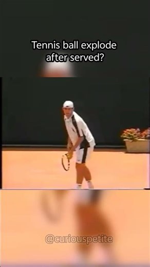 Tennis ball Exploded after Serve? | Tennis Power and Speed