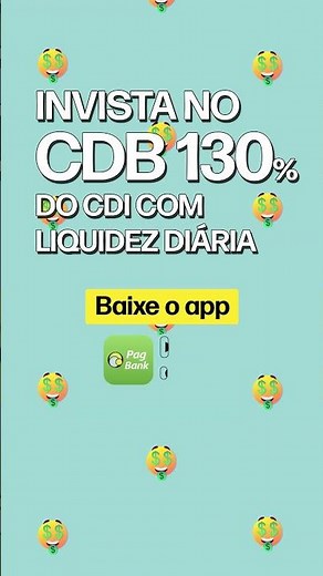 Você sabe como funciona o CDB do PagBank? 💰