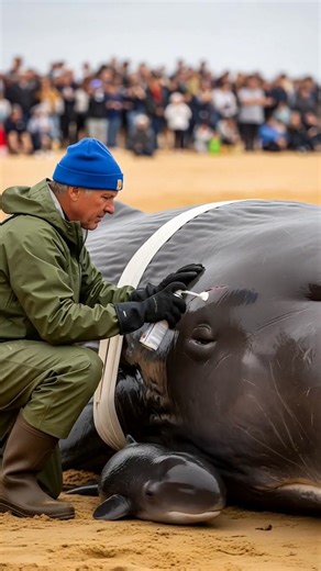 152K views · 2.6K reactions | Local Hero Saves Whales from Deadly Beaching! #rescue #animals #wildlife | The Vu Videos | Facebook