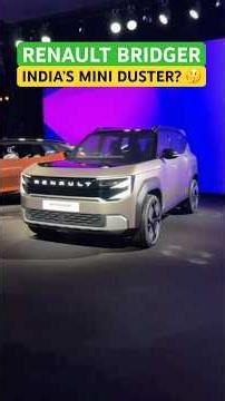 Renault Bridger Concept | India’s New Mini Duster? | Sub-4m SUV for India Coming in 2027