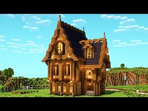 Minecraft House Tutorial | Medieval Fantasy House | How to Build