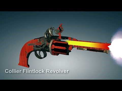 Collier Flintlock Revolver. How it works | 3dGun