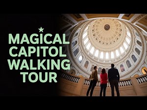 INSIDE US Capitol Visitor Center Washington DC 4K Walk