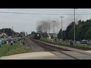 World’s Biggest Steam Locomotive BLOWS WHISTLE TONS: Union Pacific Big Boy #4014 Milwaukee July 2019