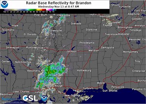 9:09 AM CST Radar Update: Showers, along with an isolated storm or two, will continue to increase in coverage across the area through the morning hours. The threat for isolated severe storms will exist across much of the area this afternoon into this evening, ahead of a cold front that'll shift east through the region. | US National Weather Service Jackson Mississippi
