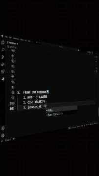 Front End Developer Roadmap 2026 🚀 (Full Stack? FAANG? Learn THIS!)