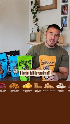 It’s fall snack season! Grab crunchy, cozy, and totally craveable fall flavors — roasted nuts, trail mixes, and pumpkin everything 🎃 | Nuts.com