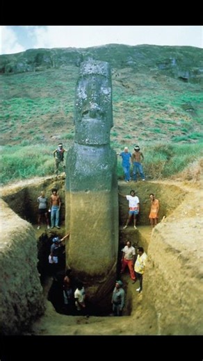 Some Facts about moai statutes 🗿 #shorts