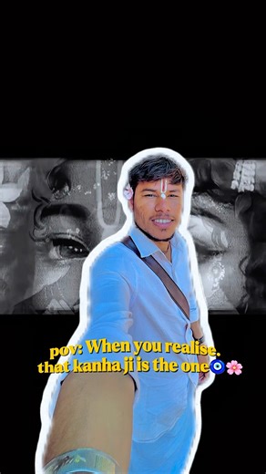 When you realise. that kanha ji is the one🧿🌸 #radhekrishna