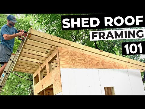 How to Build a Shed Roof