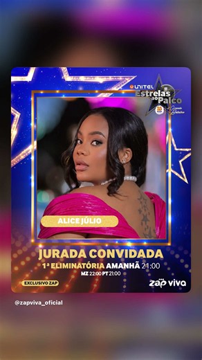 Alice Julie e Anderson Mário: O Reencontro no Unitel Estrelas ao Palco