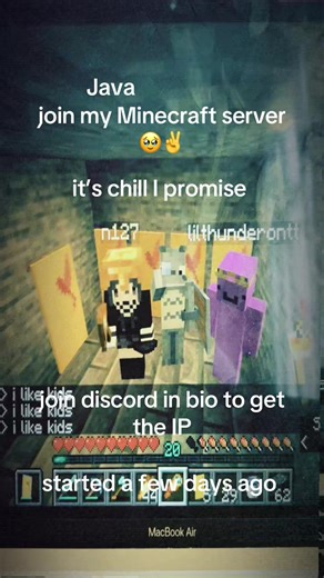 vivi the goat (@vivilovescatboysandfems)’s video of Minecraft Server