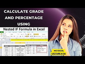 MS Excel Lecture 6 |Grade | Nested If
