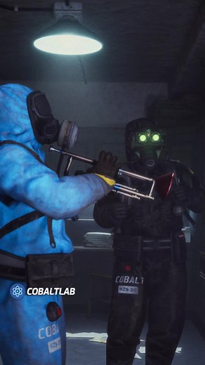 CobaltLab Experimentation in Protective Gear