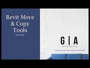 How to move and copy in Revit