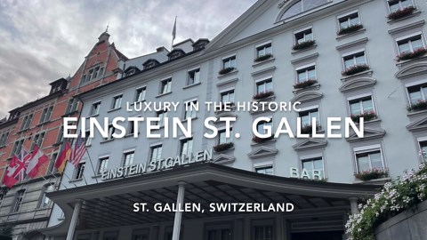 Indulge at the Einstein St. Gallen overlooking Old Town