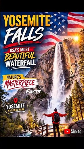 One of the Most Incredible Waterfalls on EarthThe Giant Waterfall Hidden in Yosemite! #viral #usa