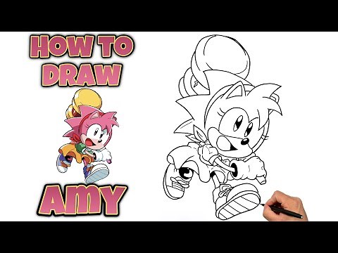 How To Draw AMY | SONIC ORIGINS #sonicorigins #sonic #sonicdrawing