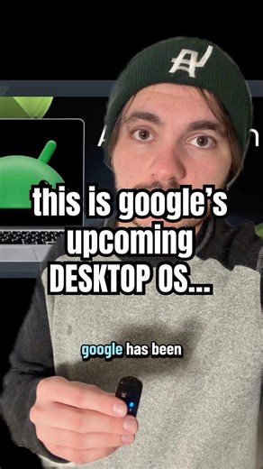 Let’s Look at Google’s Upcoming DESKTOP OS! (Aluminium OS) #shorts