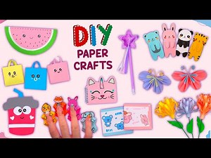 16 DIY AMAZING PAPER CRAFT IDEAS - FUNNY and EASY IDEAS YOU WILL LOVE #papercraft